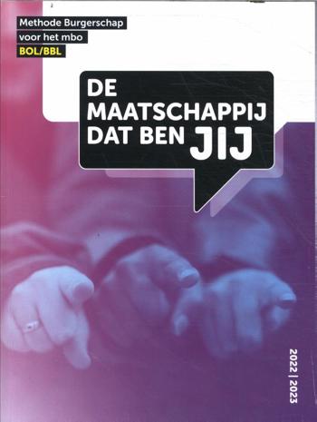 9789492620699 - De maatschappij dat ben JIJ - BOL/BBL