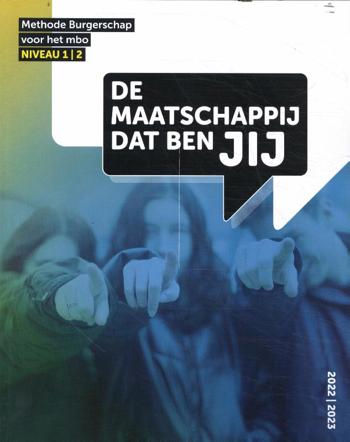 9789492620811 - De maatschappij dat ben JIJ - niveau 1-2