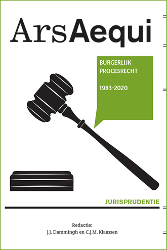9789492766649 - Jurisprudentie Burgerlijk Procesrecht 1983-2020