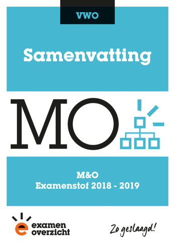 9789492871831 - Samenvatting Examenstof M&O VWO 2018-2019