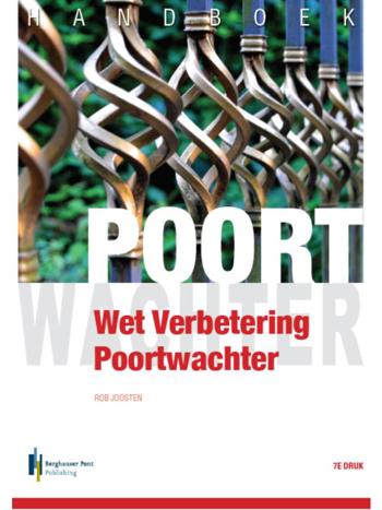 9789492952318 - Wet Verbetering Poortwachter
