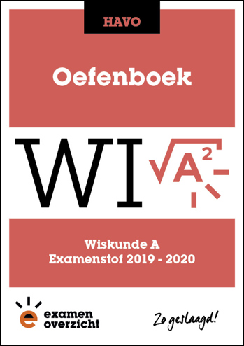 9789492981776 - Oefenboek Examen Wiskunde A HAVO 2019-2020