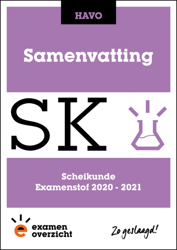 9789493190061 - Samenvatting Examenstof Scheikunde HAVO 2020-2021