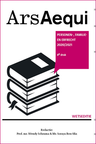 9789493199132 - Ars Aequi Wetseditie Personen- familie- & erfrecht 2020