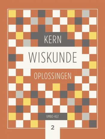 9789493224254 - KERN Wiskunde 2 vmbo-kgt oplossingenboek