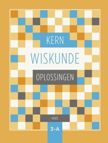 9789493224360 - KERN Wiskunde 3 havo oplossingenboek deel A