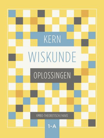 9789493224520 - KERN Wiskunde 1 vmbo-t/havo oplossingenboek deel A