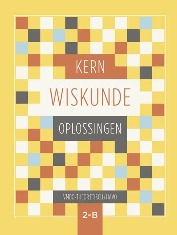 9789493224575 - KERN Wiskunde 2 vmbo-t/havo oplossingenboek deel B