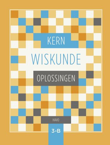 9789493224612 - KERN Wiskunde 3 havo oplossingenboek deel B