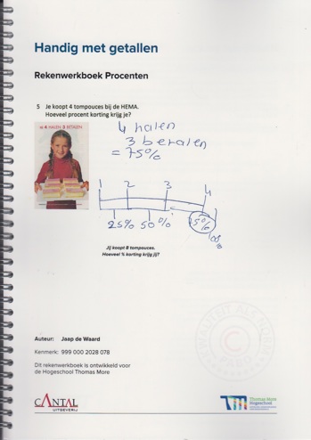 9990002037078 - HMG Rekenwerkboek Procenten