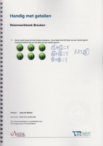 9990002037085 - HMG Rekenwerkboek Breuken