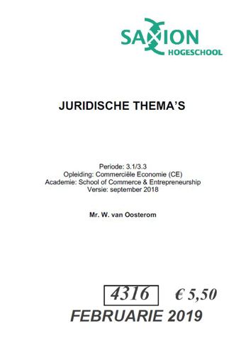 9990002073342 - JURIDISCHE THEMA'S