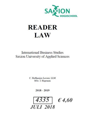 9990002073397 - READER LAW