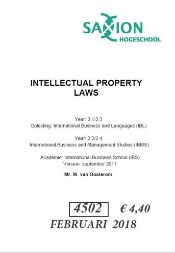 9990002073533 - INTELLECTUAL PROPERTY LAWS