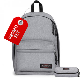 9990002087240 - Eastpak Office Zippl'r rugzak 13 inch sunday grey + gratis pennenzak