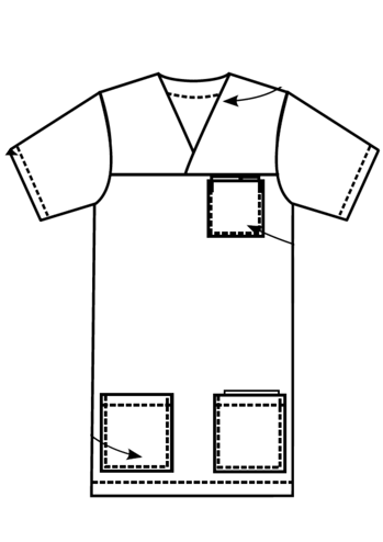 9990002088797 - MSKA Groenestraat SNV Jules vest wit T4 - XL