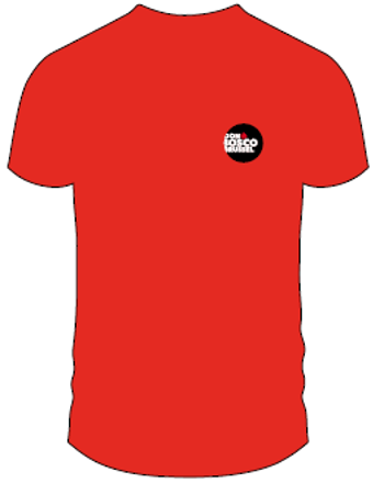 9990002095221 - LO T-shirt Don Bosco SPW rood - maat XS