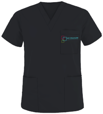 9990002097041 - Tuniek Vivian GO! Diksmuide zwart maat S