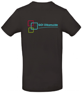 9990002101922 - GO! Diksmuide - T-shirt zwart - maat S