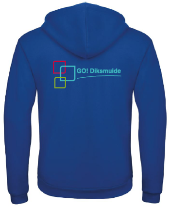9990002102004 - GO! Diksmuide - Hoodie koningsblauw - maat L