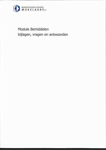 9990070215538 - Module bemiddelen (pakket) (ed aug 2009)
