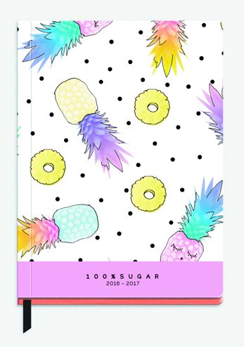 9990089766724 - Awesome girls schoolagenda 2016-2017