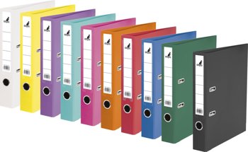 9990098735308 - Kangaro ordner A4 2-rings PP 50mm zwart - set van 9 mappen