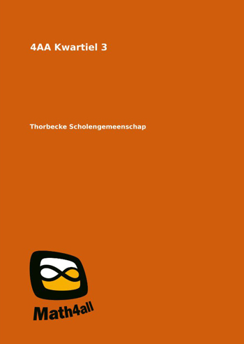 9998000073395 - Math4All - Reader 4AA Kwartiel 3 - Thorbecke Scholengemeenschap