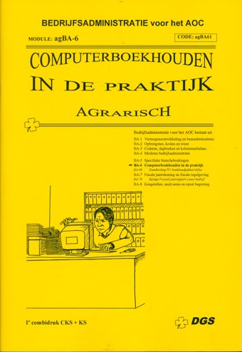 9789461120168 - Computerboekhouden in de praktijk (ag) (AGBA61)