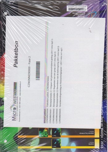 9990078986201 - Fase 2 pakket medewerker maatschappelijke zorg niveau 3 (2011) (CZW2MMZ90000)